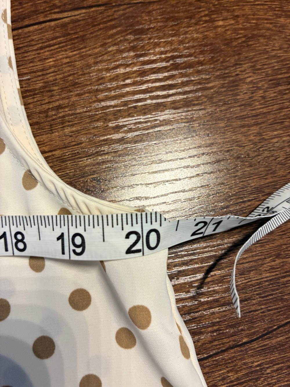 Rachel Zoe Sleeveless Cream and Brown Polka Dot Button-Up Top - Picture 6 of 6